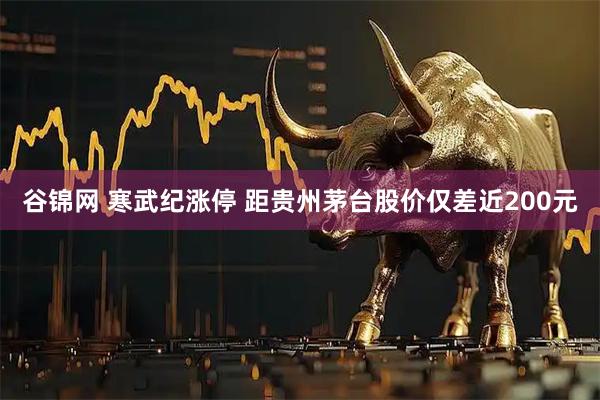 谷锦网 寒武纪涨停 距贵州茅台股价仅差近200元